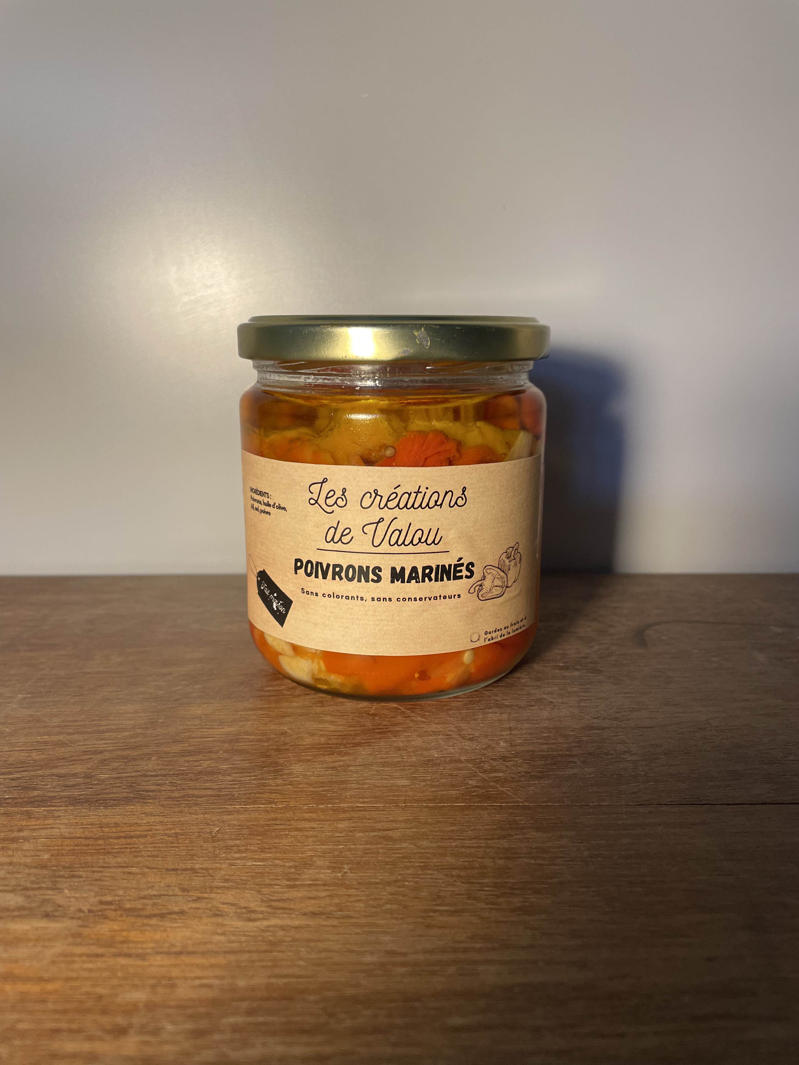 Poivrons marinés